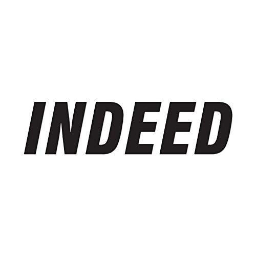 Indeed - Vinyl Decal Sticker - 12" x 3" - Black