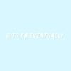 0 To 60 Eventually - Vinyl Decal Sticker - 12" x 1" - White view 1