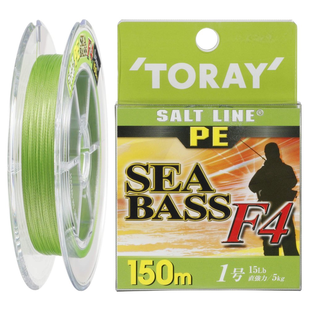 Toray Salt Line PE Sea Bass F4 164.0 yd (150 m), No. 1