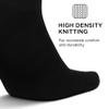 Feetures Therapeutic Max Cushion Quarter Sock - Non-Binding Diabetic Socks - Black, XL (1 Pair) view 3