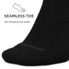 Feetures Therapeutic Max Cushion Quarter Sock - Non-Binding Diabetic Socks - Black, XL (1 Pair) view 4