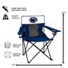 Logo Brands NCAA Penn State Nittany Lions Elite Portable Chair - Premium Outdoor Chair with Cup Holder, Powder-Coated Steel Frame, Lightweight and Portable for Tailgating,and Sporting Events view 4