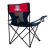 Logo Brands NCAA Arizona Wildcats Elite Portable Chair - Premium Outdoor Chair with Cup Holder, Powder-Coated Steel Frame, Lightweight and Portable for Tailgating,and Sporting Events view 4