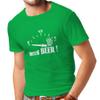 lepni.me Mens T-shirt I Need More Craft Beer! Funny Gift Drinking Bar Party Slogans (XX-Large Green White) view 1