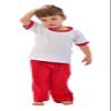 Monag Baby Boys T-Shirt 3-6 M White/Red view 1