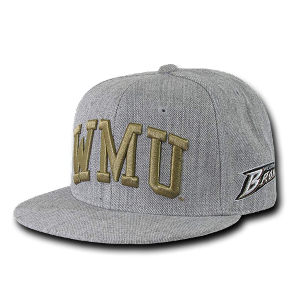 NCAA Game Day Fitted Cap College Caps - Western Michigan Univ, 7 1/4
