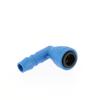 Angled Connector Blue TB Flex 10 mm for Estate/Combi D view 1