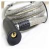 ToolUSA 72" (183 cm) Heavy Duty Steel Cable Lock with Vinyl Protection for Bikes and Gates | Includes 2 Keys and Mounting Bracket view 2