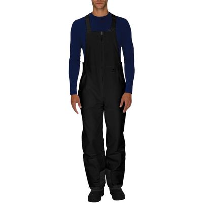 Arctix Men's Essential Insulated Bib Overalls, Black, 4X-Large/34" Inseam
