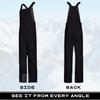Arctix Men's Essential Insulated Bib Overalls, Black, 4X-Large/34" Inseam view 3
