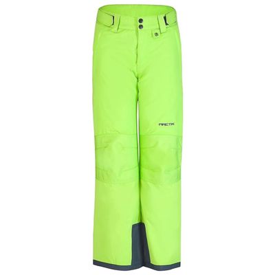 Arctix Kids Snow Pants with Reinforced Knees and Seat, Lime Green, X-Small