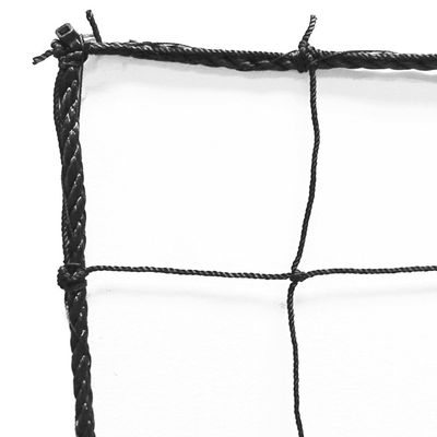 JFN Soccer Backstop/Barrier Net, Black, 15' x 15'