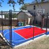 JFN Soccer Backstop/Barrier Net, Black, 15' x 15' view 4