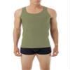 Underworks Mens Microfiber Compression Tank, Medium, Khaki view 2