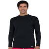 Tuga Men's Neoprene Wetsuit Hybrid Zip Top, Made in USA, Black/Black, Medium view 1