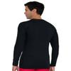 Tuga Men's Neoprene Wetsuit Hybrid Zip Top, Made in USA, Black/Black, Medium view 2