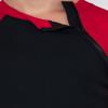 Tuga Women's Neoprene Wetsuit Hybrid Top, Made in USA, Black/Turquoise, Large view 3