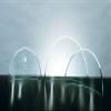 CrystalsBuy Beveled Jade Glass Moon Trophy - Small view 1
