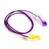 Moldex SparkPlugs Corded Soft Foam Earplugs  Comfortable Disposable Ear Plugs for Hearing Protection, Noise Reduction, NRR 33dB, Individually Wrapped, 100 Pairs, 6654 view 2