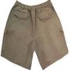 Full Blue Big Men's Cargo Shorts with Expandable Waist Size 64 Gray #872C view 1