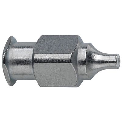 Female Luer Blank, 303 SS, Silver