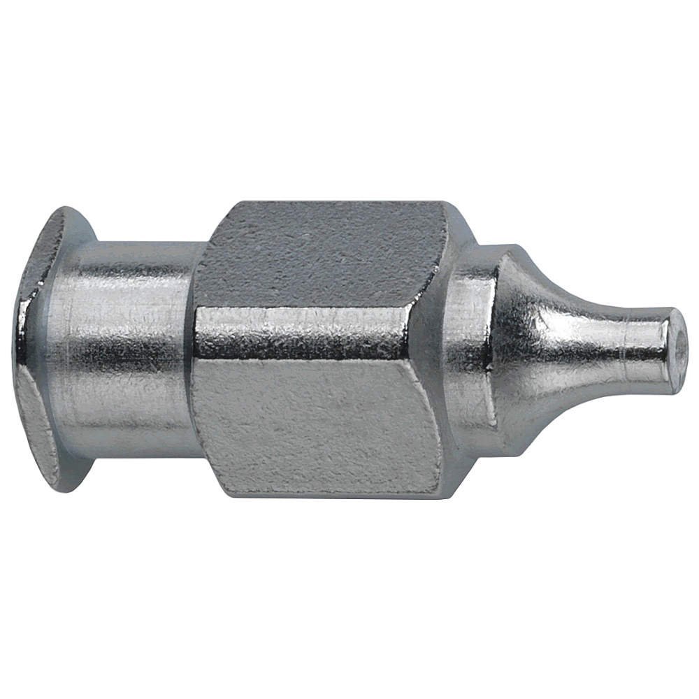 Female Luer Blank, 303 SS, Silver
