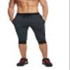 SoEnvy Men's Casual Harem Training Jogger Sport Short Baggy Pants (XX-Large,Dark Gray 3) view 2