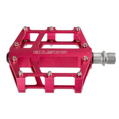 Exustar E-PB-525 R Flat Pedal - Red