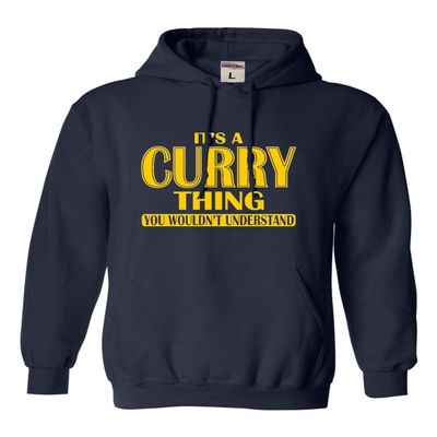 4X-Large Navy Blue Mens It's A Curry Thing You Wouldn't Understand Sweatshirt Hoodie