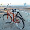 MBB Shortboard Bicycle Surfboard Racks, by Moved By Bikes, Compatible with Shortboards, Boogie Boards, Snowboards, Quick Release Bars view 2