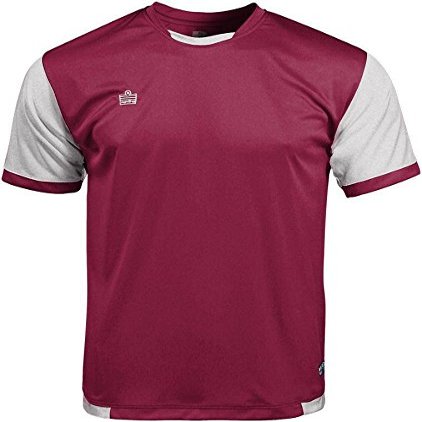 Admiral Trafford Ready-to-Play Soccer Jersey, Maroon/White, Youth Medium