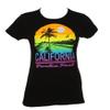 Cali Pride Womens Short-Sleeve T-Shirt - Paradise Found - 2X-Large Black view 1