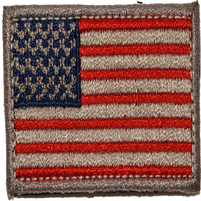 2"x1" Small USA Tactical Patch