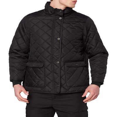 Regatta Womens Ladies Tarah Quilted Coat TRA442 Black Black UK 10 - Chest 34" (86cm)