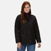 Regatta Womens Ladies Tarah Quilted Coat TRA442 Black Black UK 10 - Chest 34" (86cm) view 4