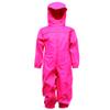 Regatta girls Regatta Kids Paddle Waterproof Breathable Rain Suit TRW466 Pink Jem 18-24 Months - Height 86-92cm view 1