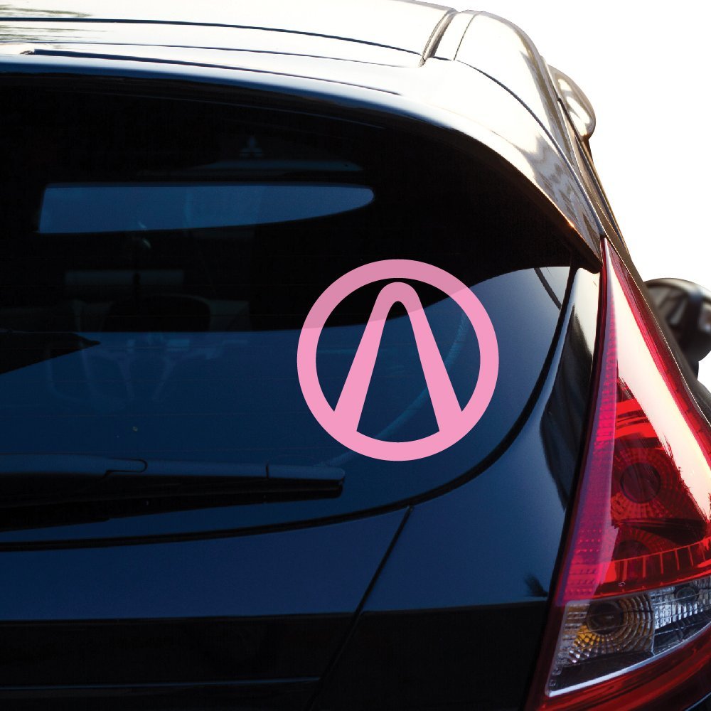 Yoonek Graphics Game Decal Sticker for Car Window, Laptop, Motorcycle, Walls, Mirror and More. # 457 (4" x 4", Soft Pink)