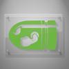 Yoonek Graphics Bullet Bill Inspired Decal Sticker for Car Window, Laptop, Motorcycle, Walls, Mirror and More. # 458 (8" x 13.1", Lime Green) view 1