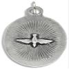 Pack of 5 - Confirmation and Holy Spirit (Dove) Catholic Sacrament Medals, Silver Oxidized Confirmation Class Gift - Made in Italy view 2