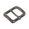 1 1/2" (39 mm) Single Prong Rectangular Belt Buckle, Pewter view 2