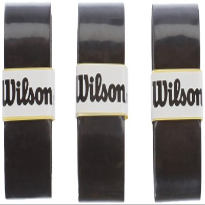 Wilson Pro Tennis Overgrip - 3 Pack, Black