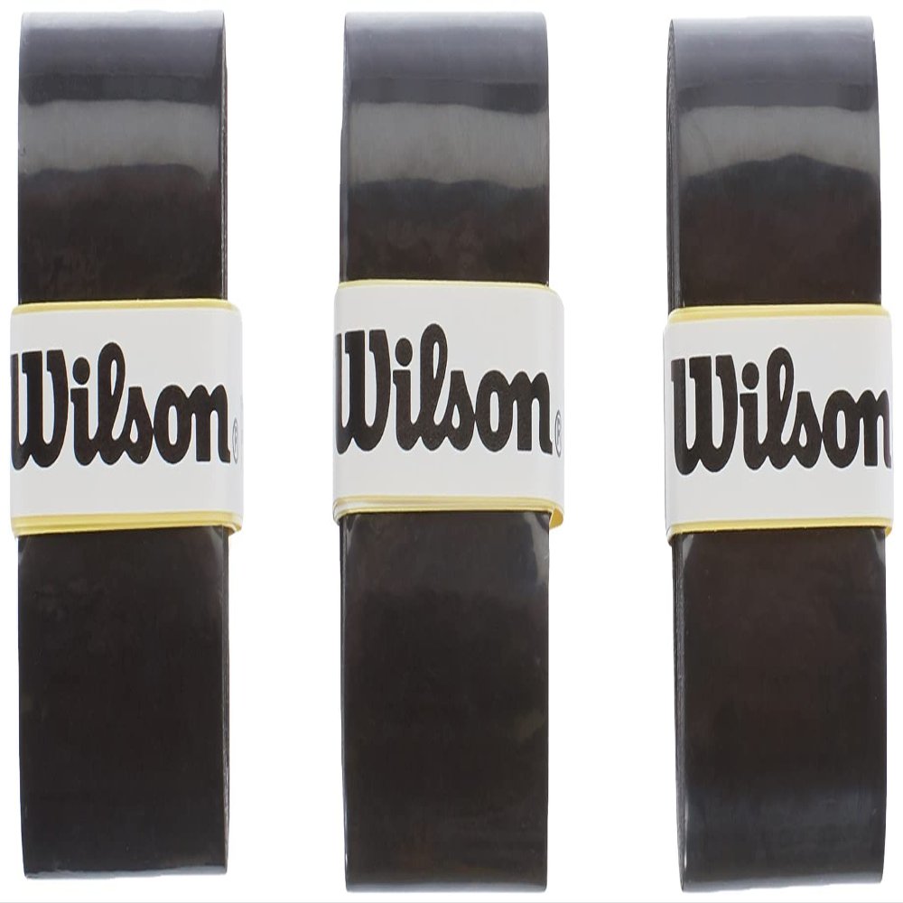 Wilson Pro Tennis Overgrip - 3 Pack, Black