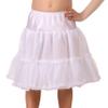 Proudly Made In The USA- I.C. Collections Little Girls Lace Embellished White Bouffant Half Slip, 2T view 1