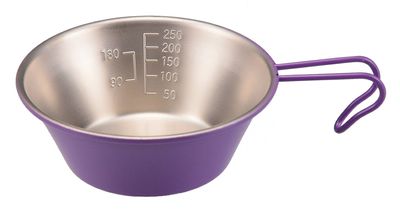 Captain Stag UH-15 Stainless Steel Shera Cup, 11.8 fl oz (320 ml), Purple