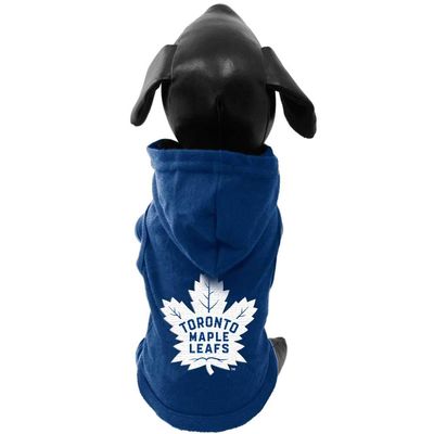 All Star Dogs NHL Toronto Maple Leafs Cotton Hooded Dog Shirt, Medium, Royal