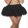 Starline Women's Teardrop Lace Petticoat Costume Accessory, Black, One Size view 1