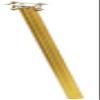 FF-R Titanium Seat Post B349 [34.9550mm] Gold view 1