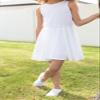 City Threads Big Girls' Cotton Party Twirly Tank Dress - Sensitive Skin and Sensory Friendly - School Summer, Medium Pink, Size 16 view 4