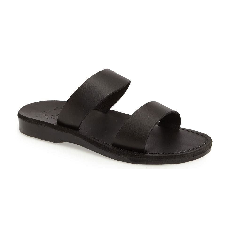 Aviv - Leather Wide Strap Sandal - Womens Sandals