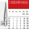 Nautos Forged Twisted Captive PIN Shackle -Set of 2 Pieces - Stainless Steel 316 (6mm - 1/4")